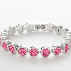 Swarovski Touchstone Crystal Rose Ice Bracelet